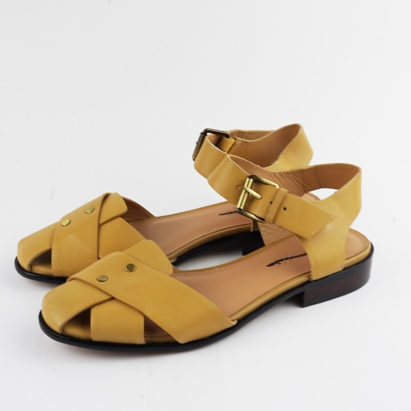 New MADEWELL Size 7.5 The Ira Sandal in Dried Straw - Picture 5 of 8
